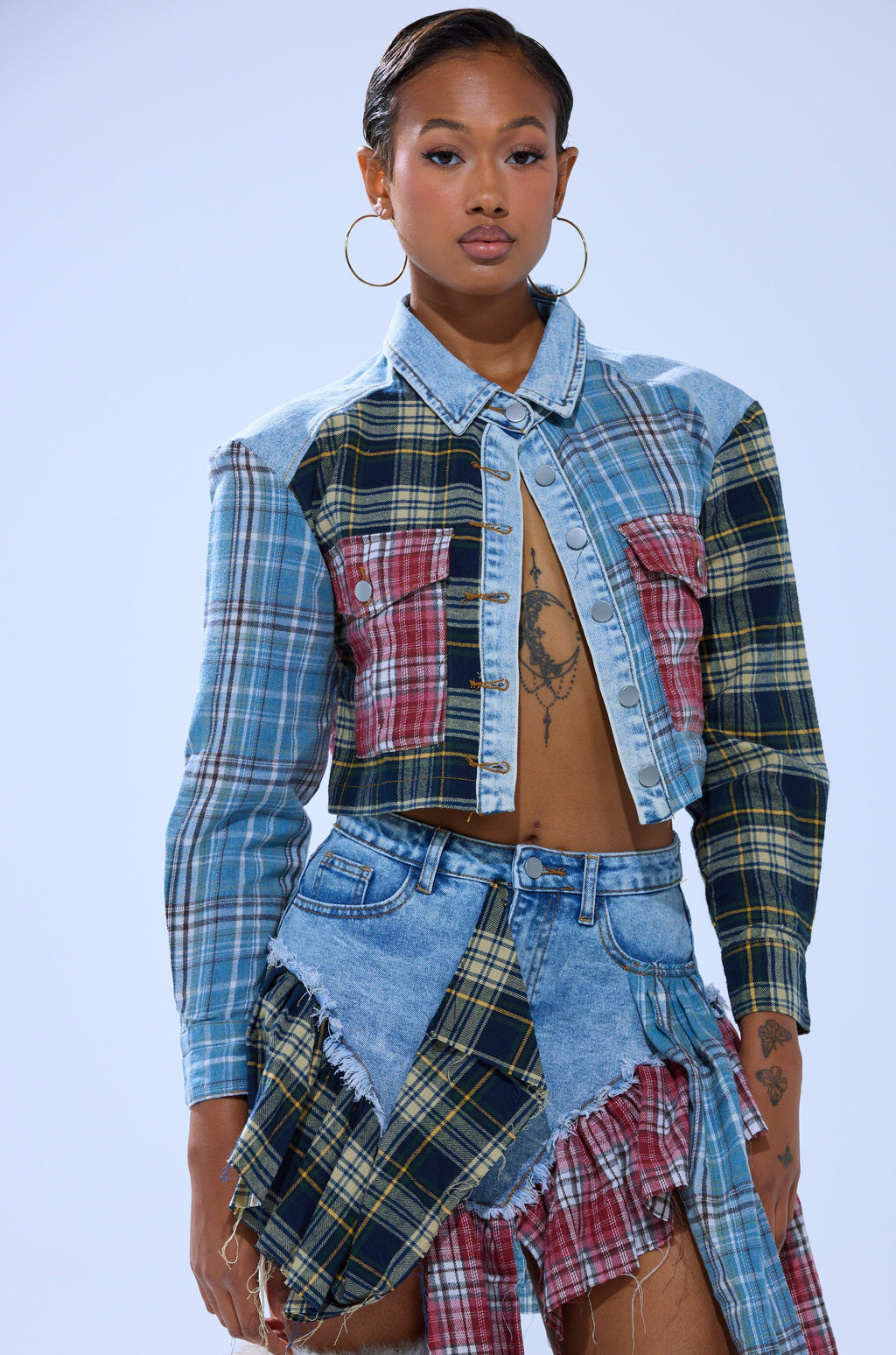 AUTUMN VIBES PLAID BUTTON DOWN