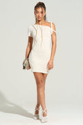 IT GIRL TWISTED MINI DRESS