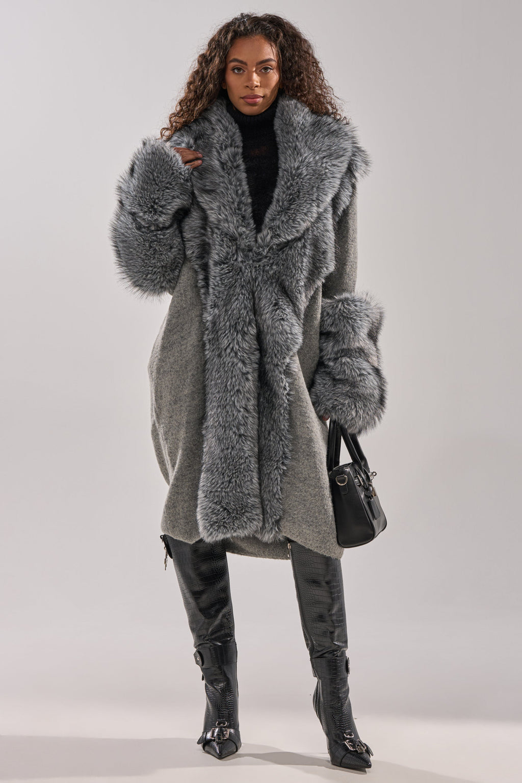 RICH FLEX LONG CARDIGAN