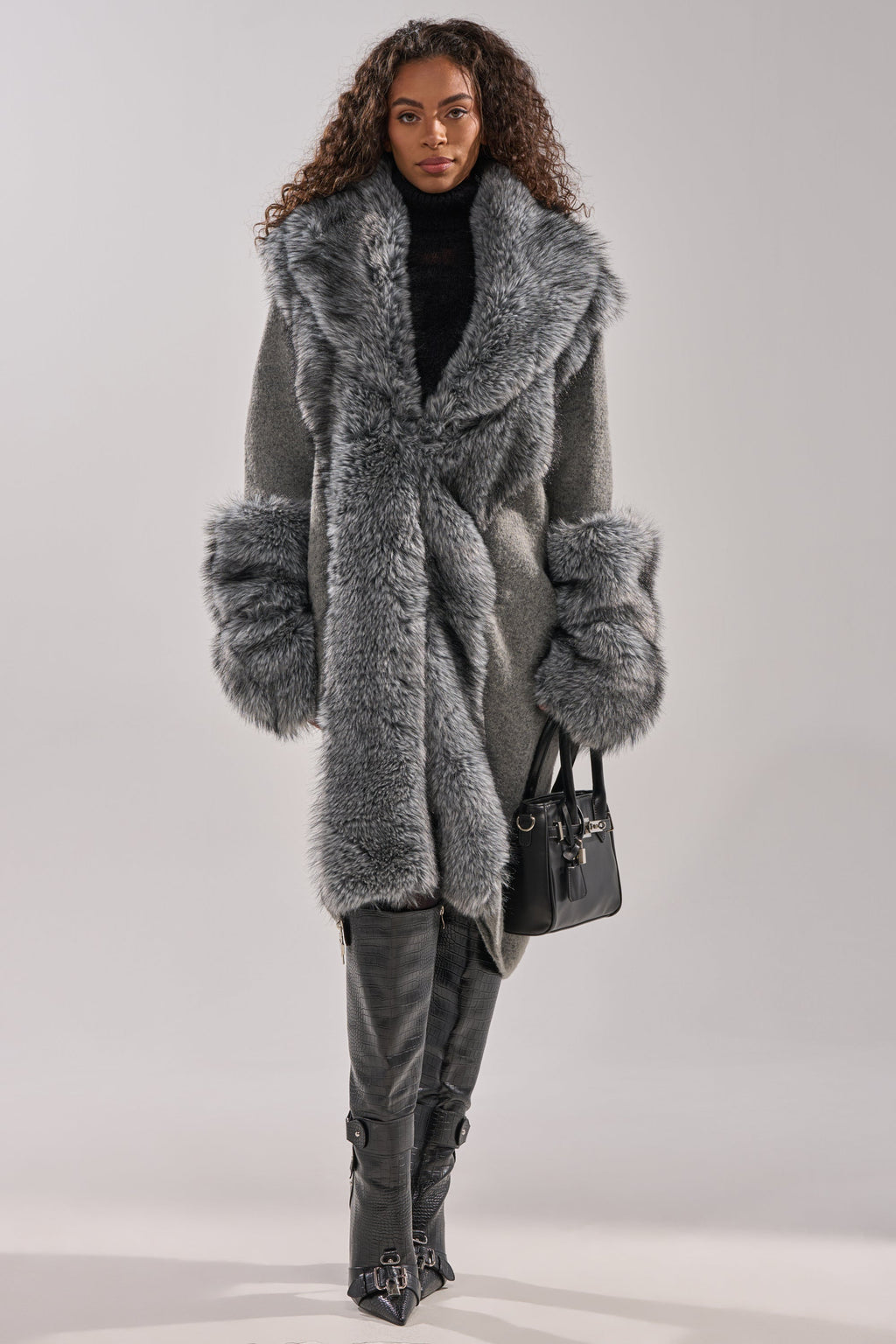 RICH FLEX LONG CARDIGAN