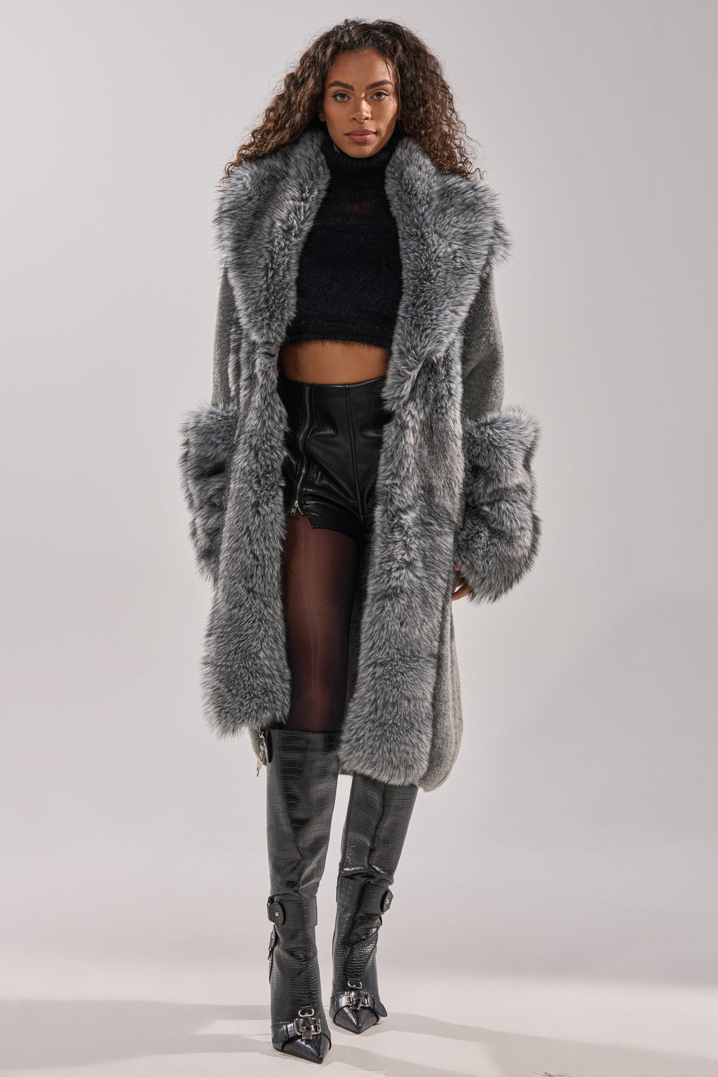 RICH FLEX LONG CARDIGAN