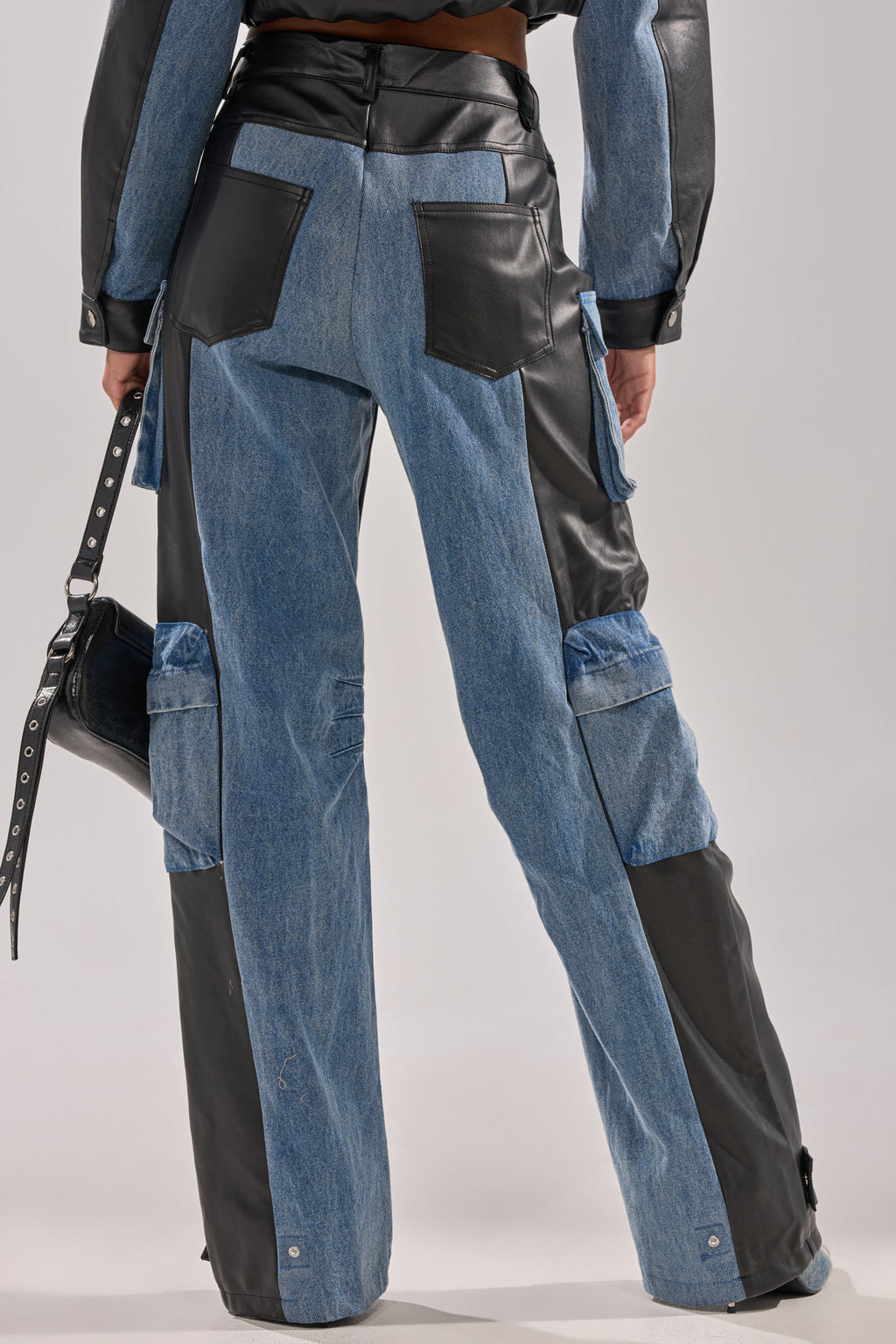 DOWN TIME MIXED MEDIA CARGO PANT