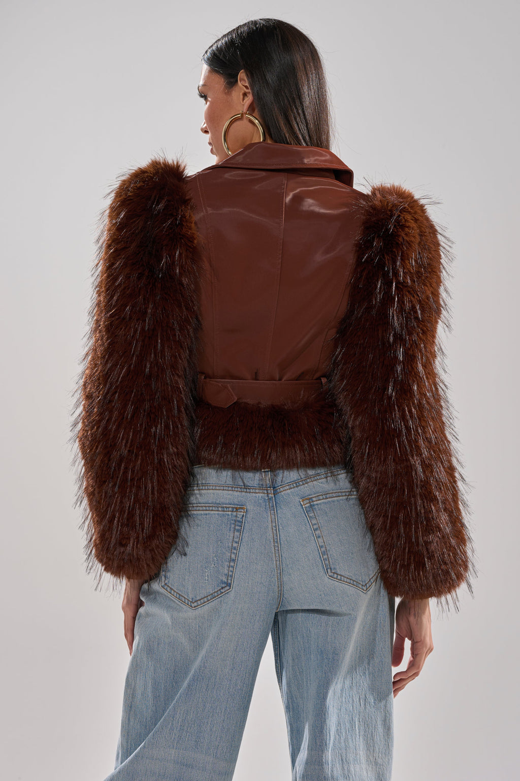 SPEND IT ALL FUR TRIM MOTO