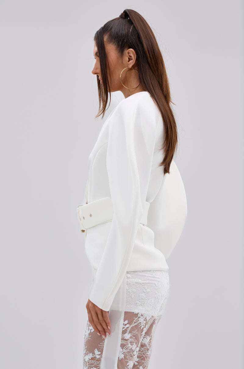 LANA SCUBA BLOUSE
