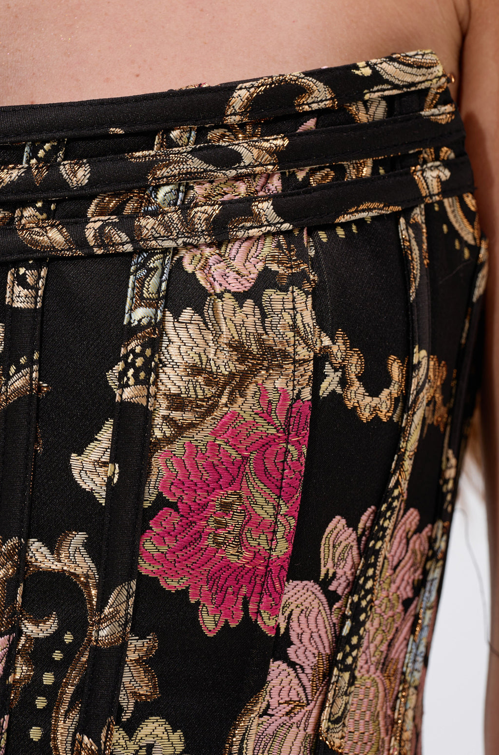 ROYAL TULLE TRIM CORSET TOP