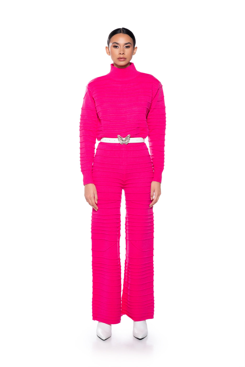 ANGEL ENERGY WIDE LEG KNIT TROUSER