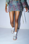 AZALEA WANG ISABEAU BROWN MULTI SNEAKER