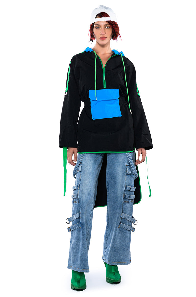 DON'T TAKE HIM BACK HIGH RISE WIDE LEG CARGO PANTS