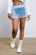 EVERY DIRECTION PLEATED MINI SKIRT