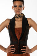 FASHION HEIST MESH CORSET VEST
