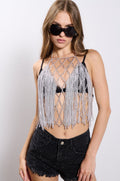 I CAN SEE THE FUTURE METAL CHAIN TOP