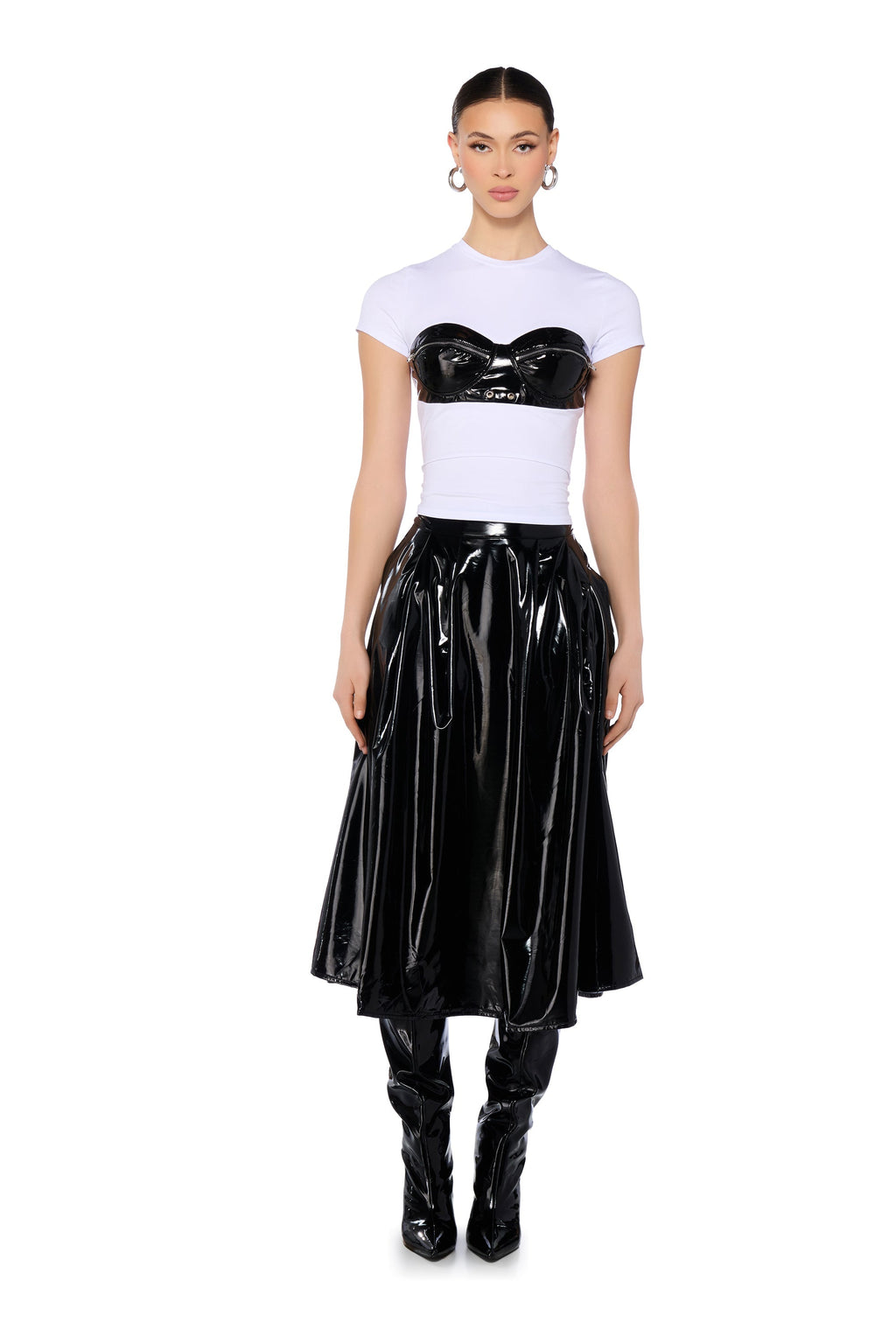 LATEX BODY SHORT SLEEVE TSHIRT