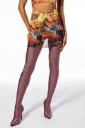 MIND YOURS MESH MINI SKIRT