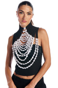 NEVER LOSE ME BEADED TOP