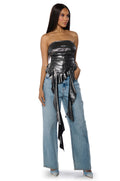 NONSTOP RUCHED TUBE TOP