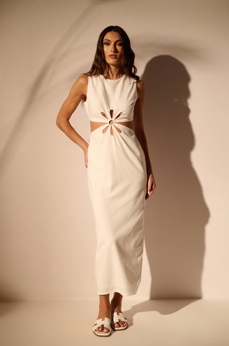 SOFIA LINEN MAXI DRESS
