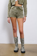 SPEAK UP DENIM SHORTS