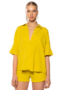 TIME TO RELAX SHORT SLEEVE BUTTON DOWN SHIRT