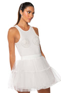 TWIST AND SHOUT TANK TOP IN WHITE