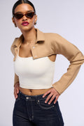YUKI CROP BOLERO WORKING JACKET